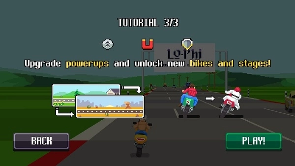 像素摩托车游戏手机版图1