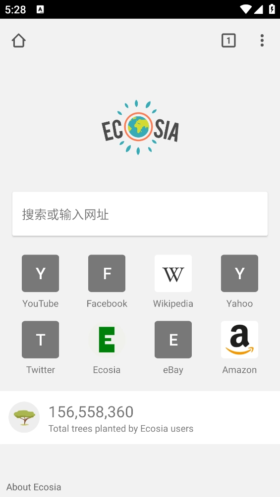 Ecosia浏览器3.5.4图1