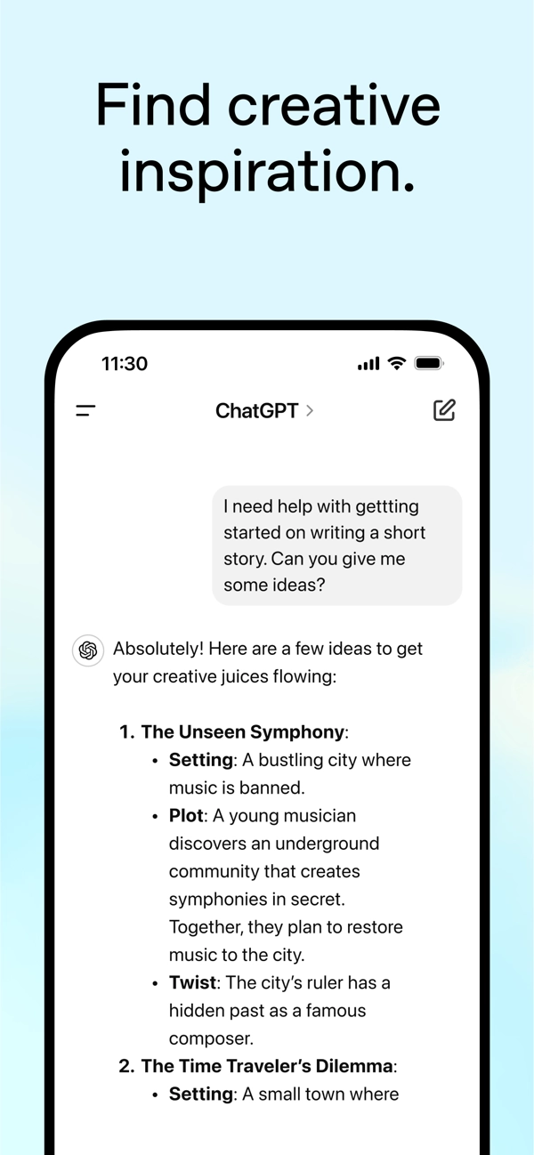 chat gpt人工智能官网版图3