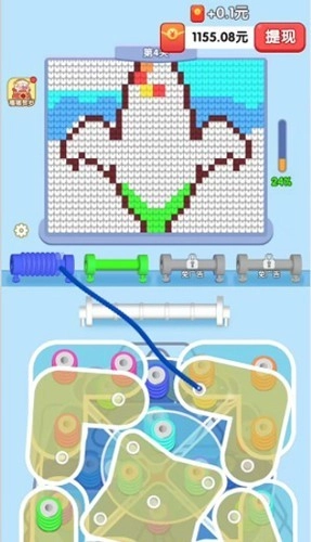 打个毛线赚钱小游戏
