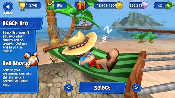 4d极速沙滩赛车钻石版图2