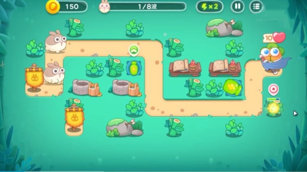 保卫萝卜4卧兔藏龙第八关通关流程攻略：怎么过