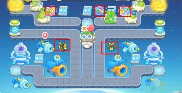 保卫萝卜4太空穿越第23关通关流程攻略，怎么过看这里