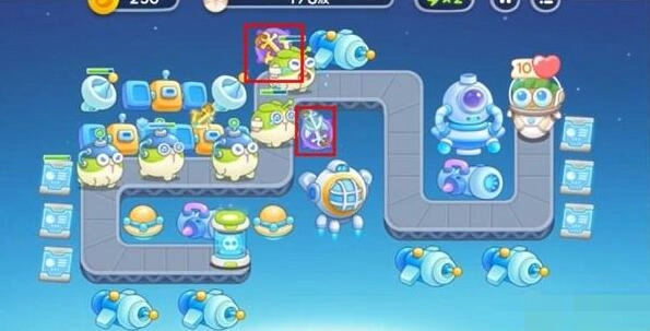 保卫萝卜4太空穿越第18关通关流程攻略，该怎么过？