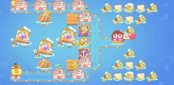 保卫萝卜4阿波尼克号第三十六关通关流程攻略，具体该怎么过