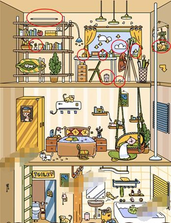 分享脑洞大侦探中喵喵的家寻物完美通关攻略