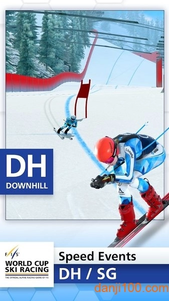 世界杯滑雪比赛游戏截图2