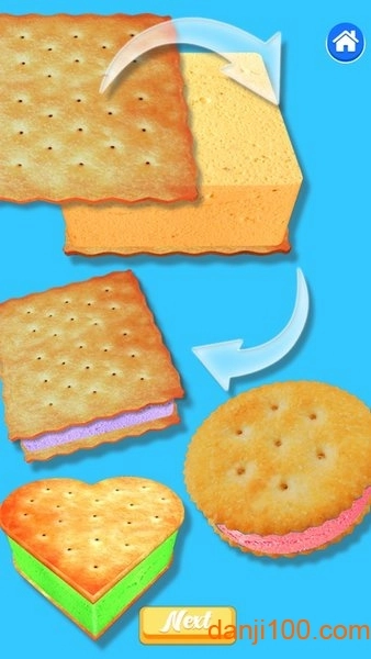 冰淇淋三明治3d烤吧手游(1)