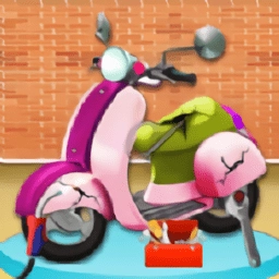 踏板车维修技工店游戏