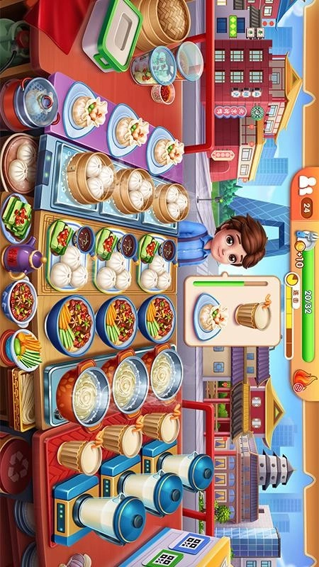 风味美食街游戏