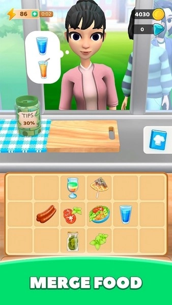 食品卡车合并游戏