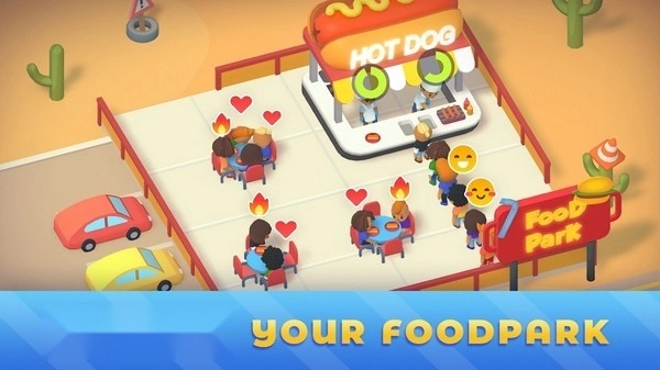 空闲食品公园大亨游戏