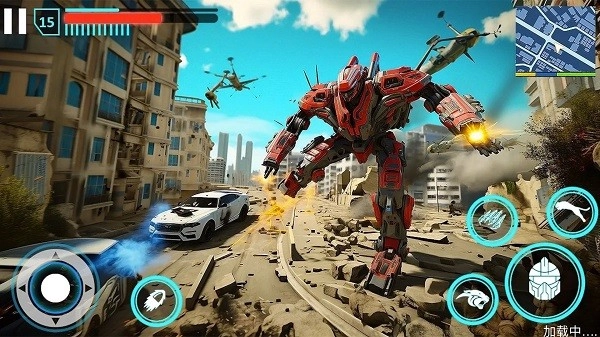 变形战士机甲游戏