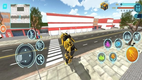 变形机器人模拟