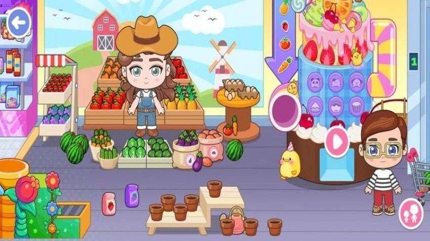 卡通小镇日记游戏