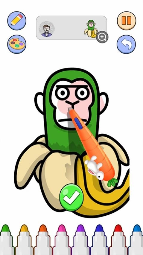 怪物绘画填色游戏