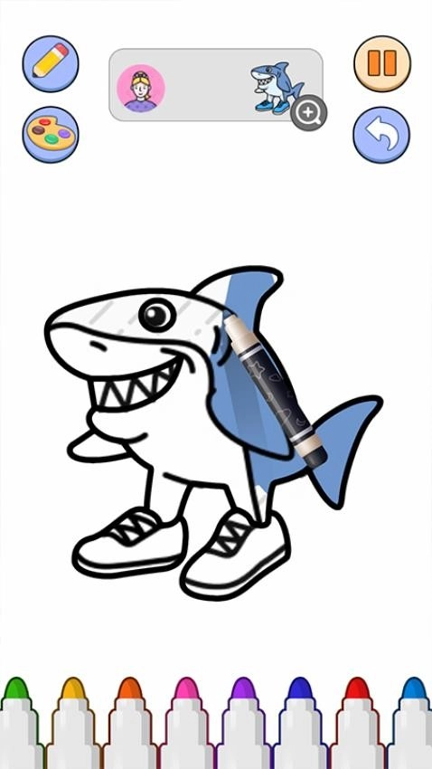 怪物绘画填色游戏