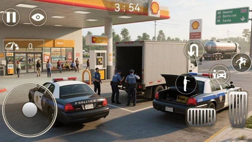 城市警车巡逻游戏图2