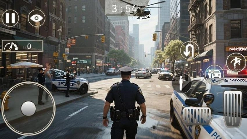 城市警车巡逻游戏图3