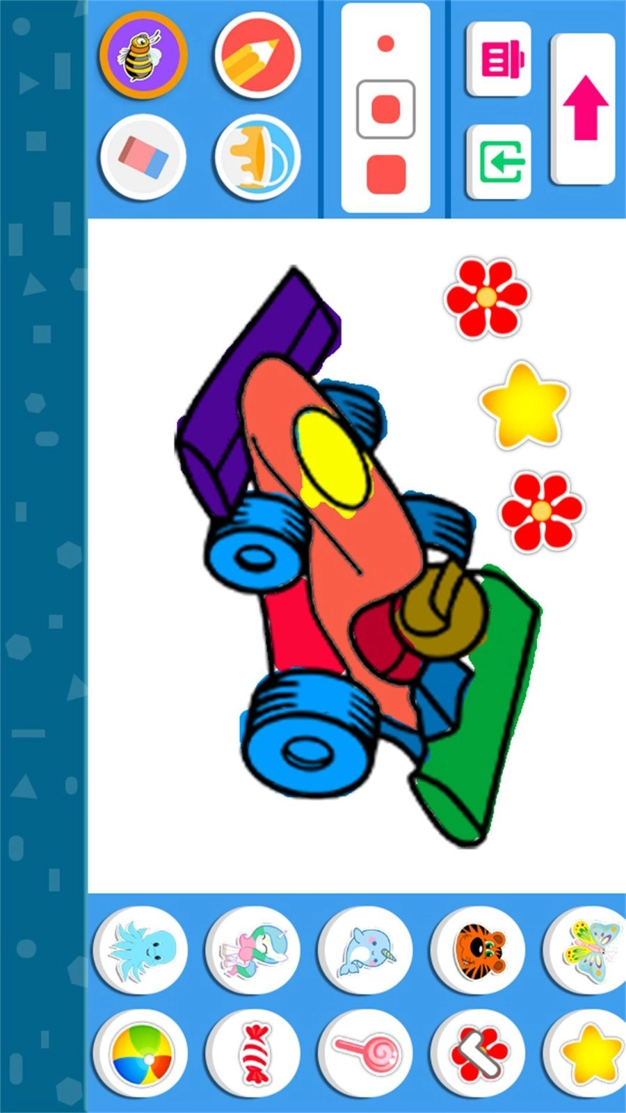 儿童游戏涂色画画游戏图1