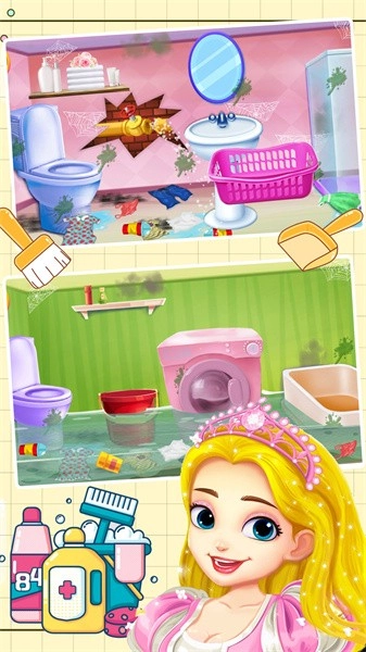 芭比公主大扫除游戏截图4