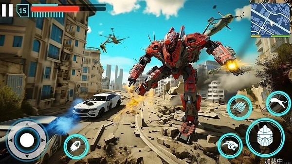 机器人变形战机游戏(3)