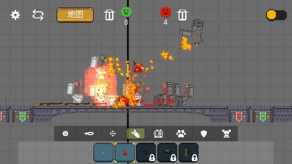 马桶人游乐场对决游戏(3)