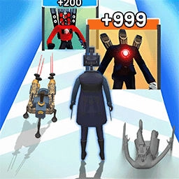 马桶人对战3D英雄游戏