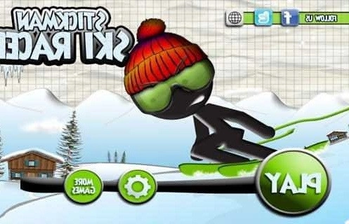 火柴人竞速滑雪游戏图1