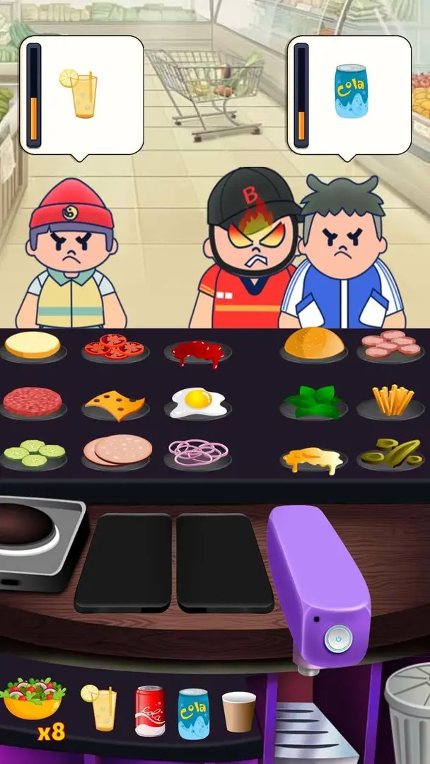 沙威玛汉堡店游戏(2)