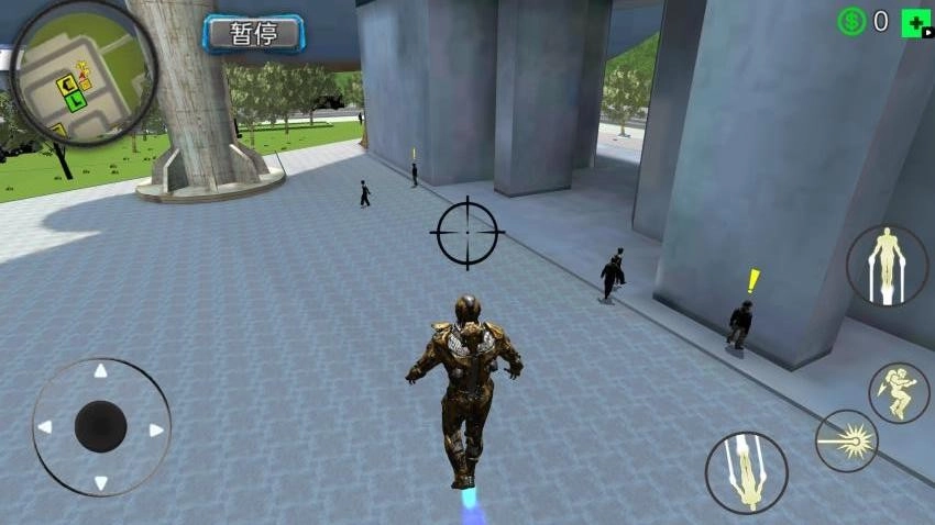 火柴蜘蛛城市英雄游戲圖1