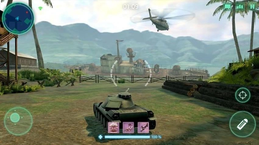 坦克战争冲突游戏截图1