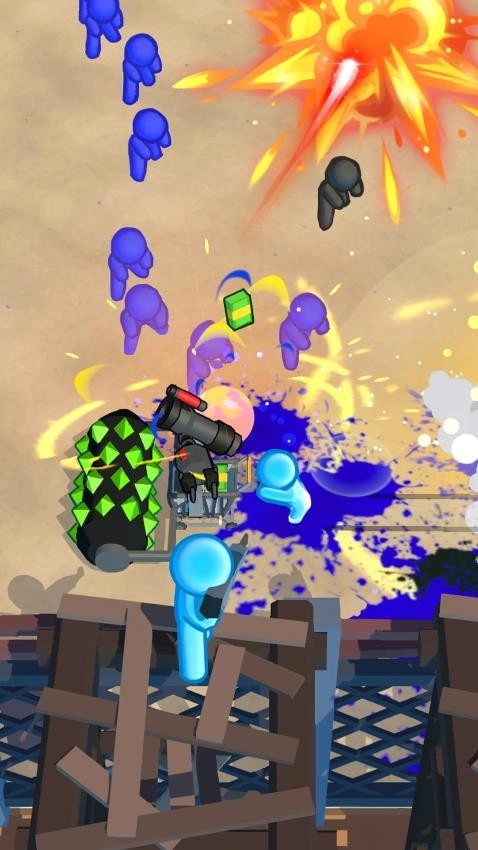 火柴人打僵尸游戏图2