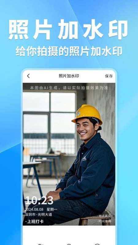 快捷水印相机打卡截图3