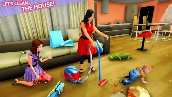 单亲妈妈历险记（VirtualFamilyNewBabySingleM）