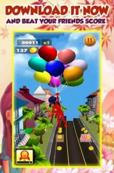 城堡女士丛林奔跑(CastleLadybugJungleRun)