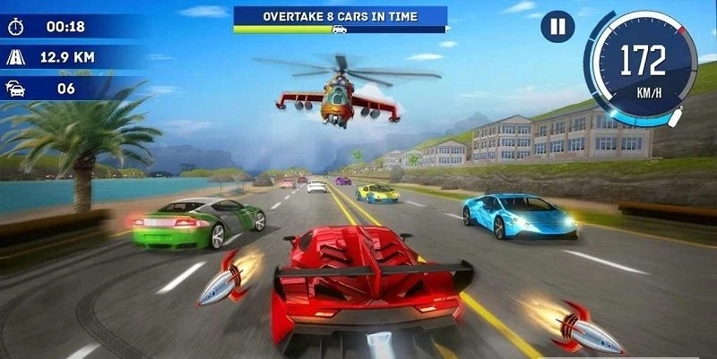 交通赛车驾驶模拟器（CarRacing）图2