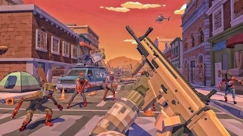 死战行走的僵尸射击图2