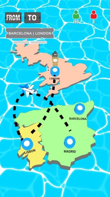 地图飞行模拟（AirlineMaster）