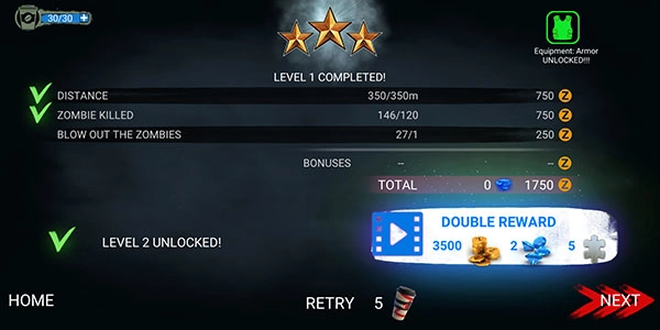 僵尸射手生存中文版图1