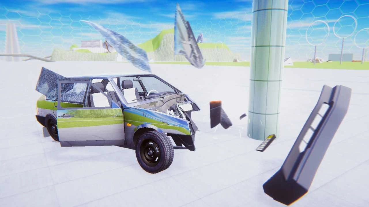 汽车碰撞测试模拟图4