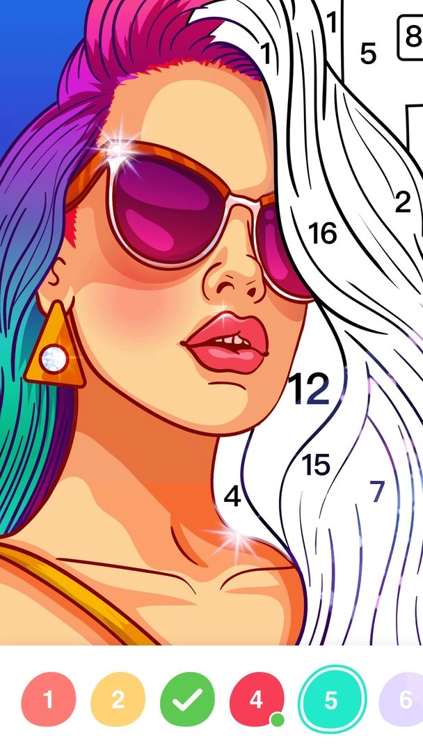 艺术数字填色书图4