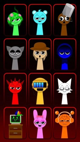 Sprunki恐怖节奏截图1