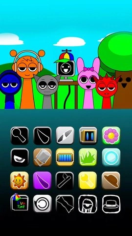 Sprunki恐怖节奏截图2