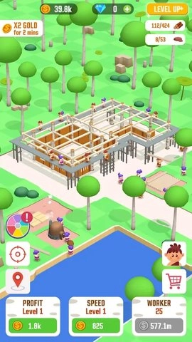 丛林生存建设者大亨(IdleJungleSurvivalBuilderTycoon)图3