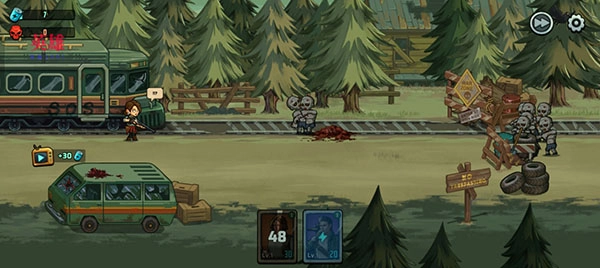 僵尸战争死亡之路内购版图1