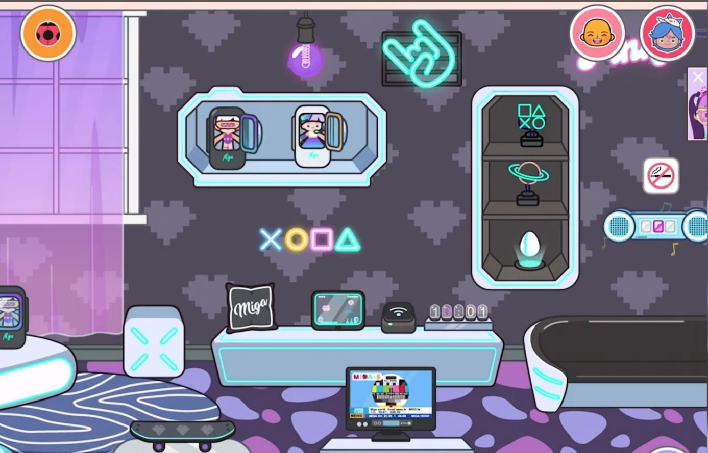 米加小镇世界赛博朋克