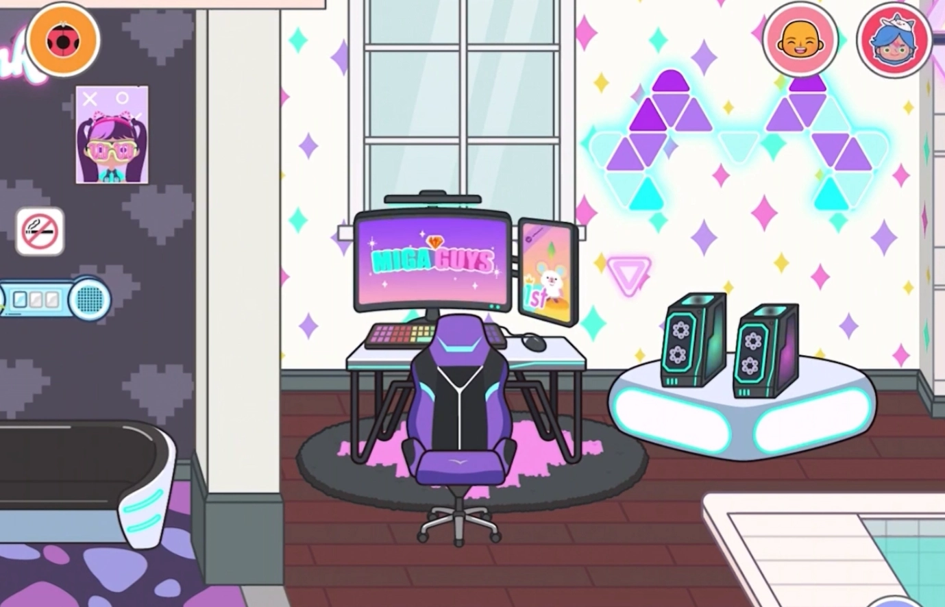 米加小镇世界赛博朋克