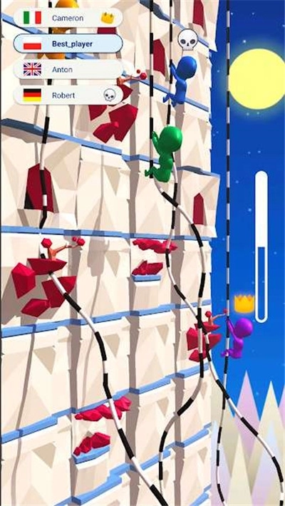 火柴人攀岩比赛游戏手机版图1