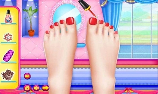 芭比公主爱美甲图3